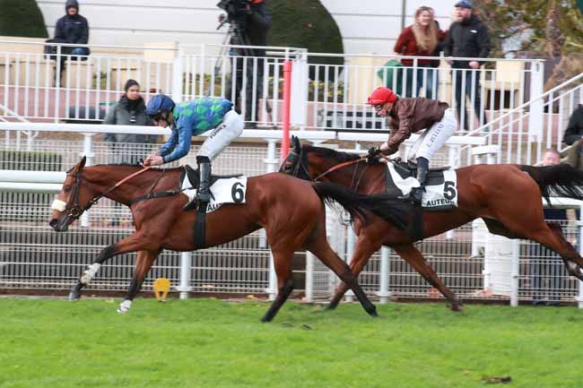 Photo d'arrivée de la course pmu PRIX GALOP MARIN à AUTEUIL le Jeudi 23 octobre 2025