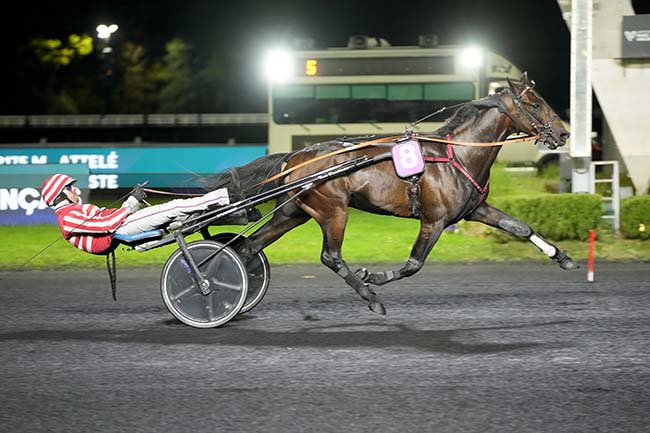 Photo d'arrivée de la course pmu PRIX VICTOR REGIS à PARIS-VINCENNES le Vendredi 24 octobre 2025