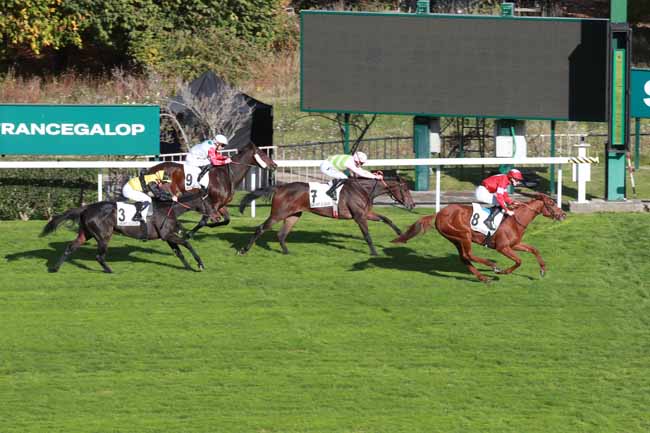 Photo d'arrivée de la course pmu PRIX DE FLORE à SAINT CLOUD le Dimanche 26 octobre 2025