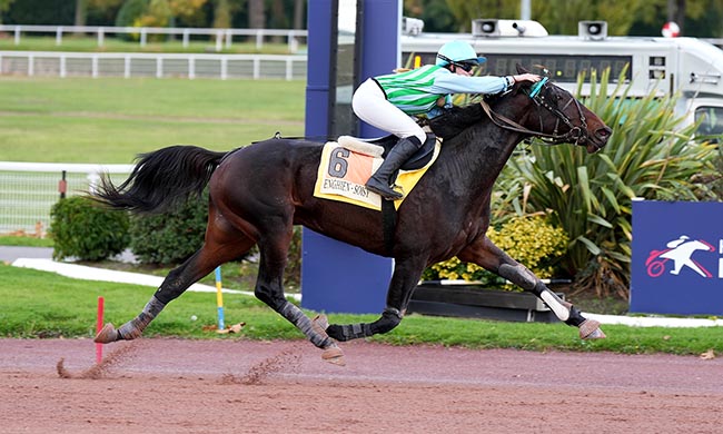 Photo d'arrivée de la course pmu PRIX DE MAINVILLIERS à ENGHIEN le Dimanche 26 octobre 2025