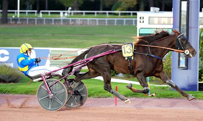 Photo d'arrivée de la course pmu PRIX DE LA PORTE BRANCION à ENGHIEN le Dimanche 26 octobre 2025