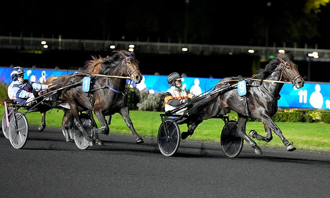 Photo d'arrivée de la course pmu PRIX DES CLEMATITES à PARIS-VINCENNES le Mardi 28 octobre 2025