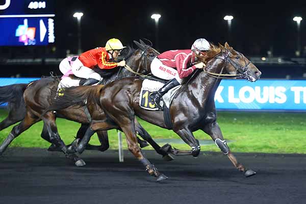 Photo d'arrivée de la course pmu PRIX LOUIS TILLAYE à PARIS-VINCENNES le Vendredi 31 octobre 2025