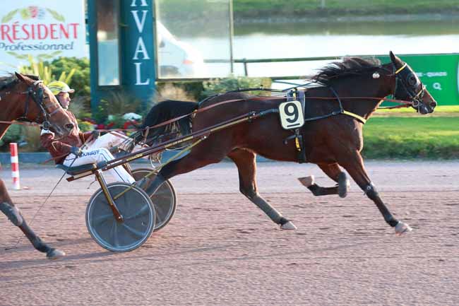 Photo d'arrivée de la course pmu GRAND PRIX ANDRE DE LA VAISSIERE (GRAND PRIX DES QUATRE ANS) à LAVAL le Samedi 1 novembre 2025