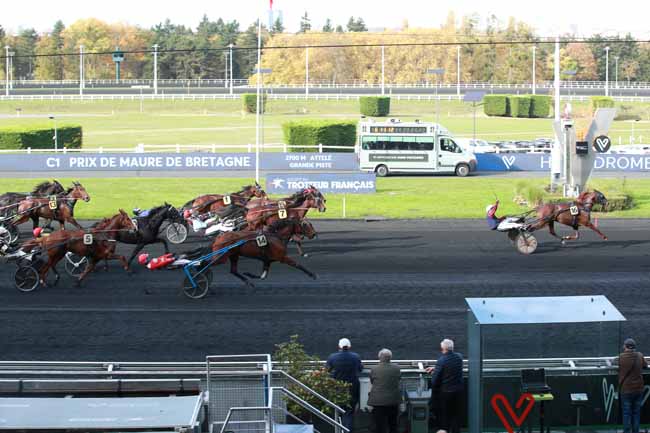 Arrivée quinté pmu PRIX DE MAURE-DE-BRETAGNE à PARIS-VINCENNES