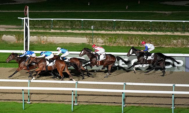Photo d'arrivée de la course pmu PRIX DE FERGAND à DEAUVILLE le Jeudi 6 novembre 2025