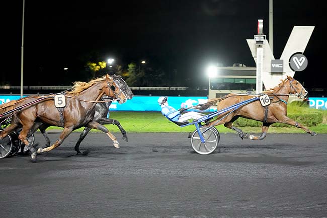Photo d'arrivée de la course pmu PRIX PALATIA à PARIS-VINCENNES le Vendredi 7 novembre 2025