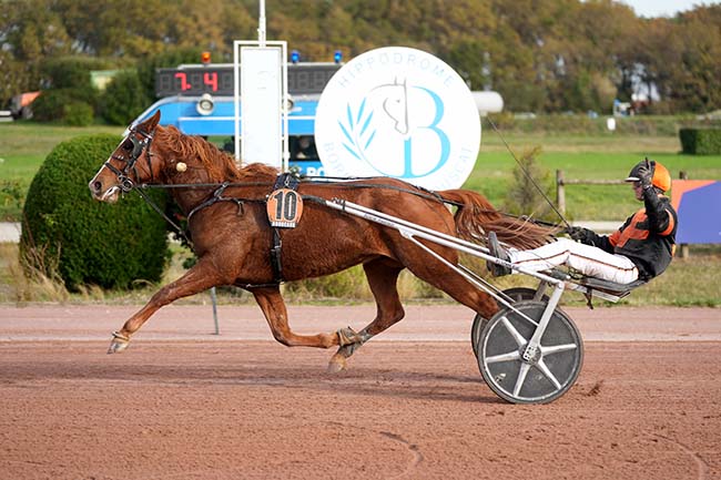 Photo d'arrivée de la course pmu PRIX JEAN-MAURICE BETEAU à BORDEAUX-LE BOUSCAT le Mercredi 12 novembre 2025