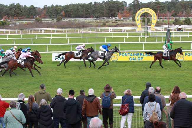 Arrivée quinté pmu PRIX DE LA SEINE-ET-MARNE à FONTAINEBLEAU