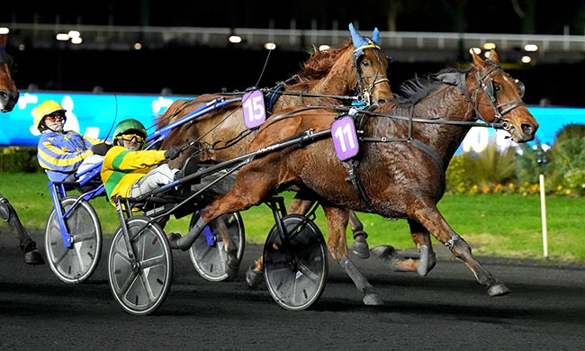 Photo d'arrivée de la course pmu PRIX DE VILLEURBANNE à PARIS-VINCENNES le Jeudi 13 novembre 2025