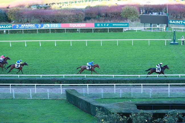 Photo d'arrivée de la course pmu PRIX DES FALAISES DES VACHES NOIRES à SAINT CLOUD le Jeudi 20 novembre 2025