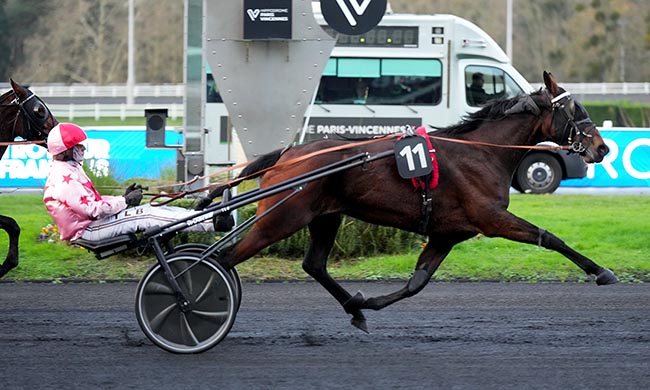 Photo d'arrivée de la course pmu PRIX DE QUIMPER à PARIS-VINCENNES le Mardi 25 novembre 2025