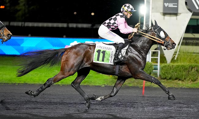 Photo d'arrivée de la course pmu PRIX DE FERRIERES à PARIS-VINCENNES le Mardi 25 novembre 2025