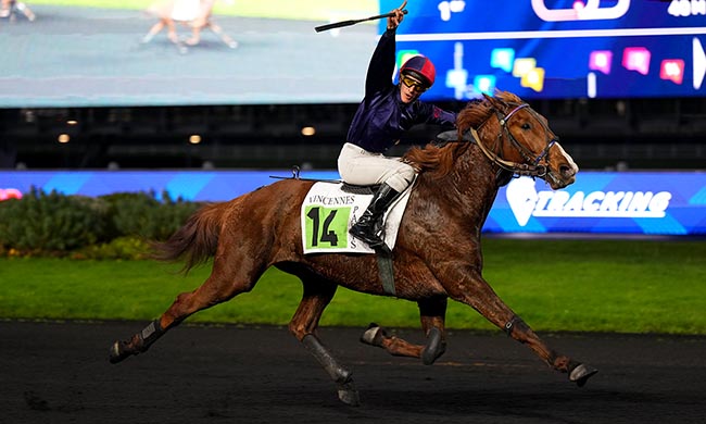 Photo d'arrivée de la course pmu PRIX DE CONDAT à PARIS-VINCENNES le Mercredi 26 novembre 2025