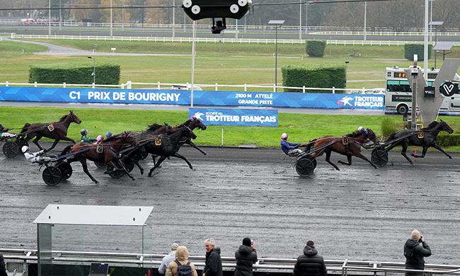 Arrivée quinté pmu PRIX DE BOURIGNY à PARIS-VINCENNES