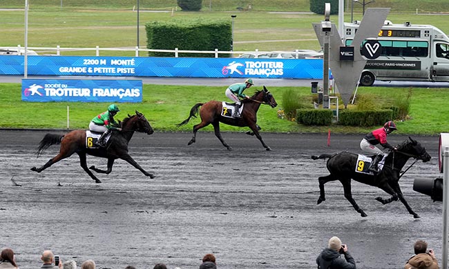 Photo d'arrivée de la course pmu PRIX DE MASSIAC à PARIS-VINCENNES le Jeudi 27 novembre 2025