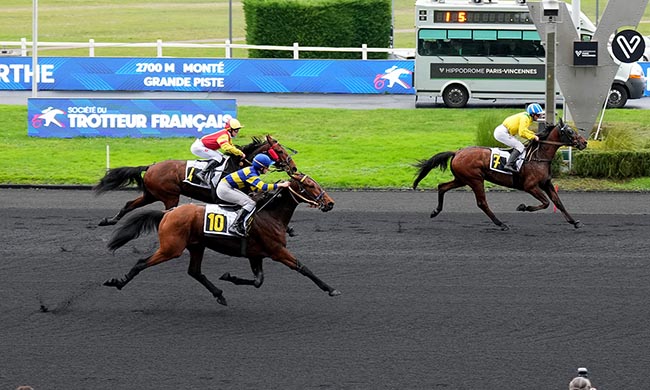 Photo d'arrivée de la course pmu PRIX DE SABLE-SUR-SARTHE à PARIS-VINCENNES le Samedi 29 novembre 2025