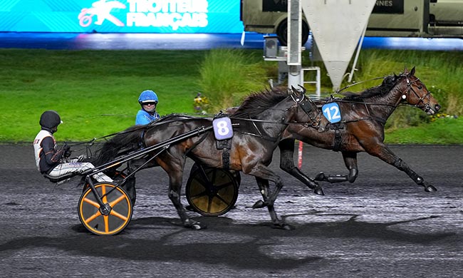 Photo d'arrivée de la course pmu PRIX DOYNEL DE SAINT-QUENTIN à PARIS-VINCENNES le Samedi 29 novembre 2025