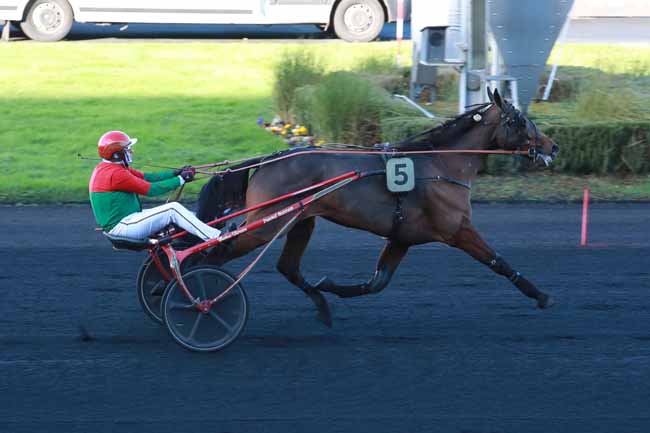 Photo d'arrivée de la course pmu PRIX FERNAND LAFOURCADE (FINALE DU GRAND NATIONAL DES AMATEURS) à PARIS-VINCENNES le Dimanche 30 novembre 2025