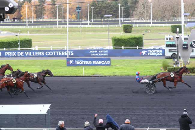 Arrivée quinté pmu PRIX DE VILLERS-COTTERETS à PARIS-VINCENNES