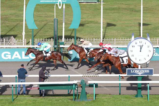 Photo d'arrivée de la course pmu PRIX DU ROND DU CHENE à CHANTILLY le Mardi 9 décembre 2025
