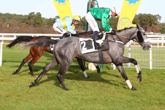 Photo d'arrivée de la course pmu PRIX DES GRANDS FEUILLARDS à FONTAINEBLEAU le Mardi 9 décembre 2025
