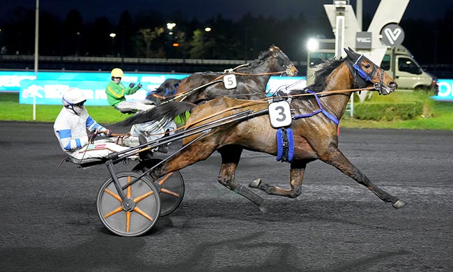 Photo d'arrivée de la course pmu PRIX DE GUERET à PARIS-VINCENNES le Mardi 9 décembre 2025