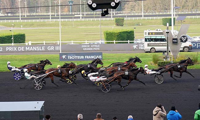 Photo d'arrivée de la course pmu PRIX DE MANSLE à PARIS-VINCENNES le Samedi 13 décembre 2025