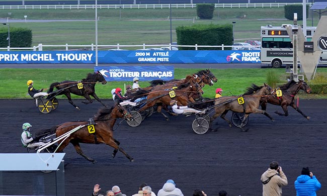 Arrivée quinté pmu PRIX MICHEL THOURY à PARIS-VINCENNES
