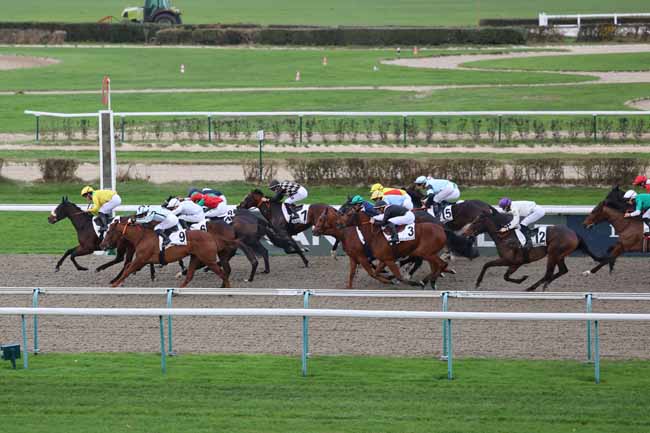 Photo d'arrivée de la course pmu PRIX DES CHAUMIERES à DEAUVILLE le Samedi 13 décembre 2025