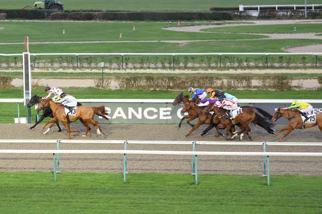 Photo d'arrivée de la course pmu PRIX DES CHAUMINES à DEAUVILLE le Samedi 13 décembre 2025