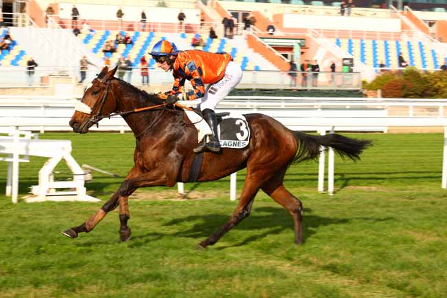 Photo d'arrivée de la course pmu PRIX DE LA VESUBIE à CAGNES-SUR-MER le Lundi 15 décembre 2025