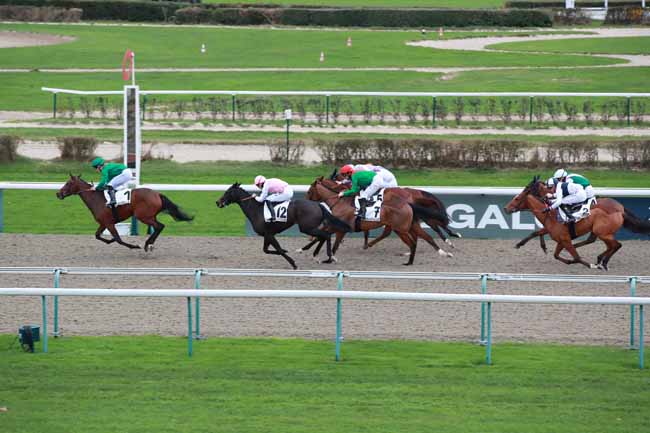 Photo d'arrivée de la course pmu PRIX DE LA PLACIERE à DEAUVILLE le Jeudi 18 décembre 2025