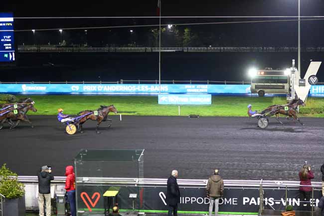 Photo d'arrivée de la course pmu PRIX D'ANDERNOS-LES-BAINS à PARIS-VINCENNES le Samedi 20 décembre 2025