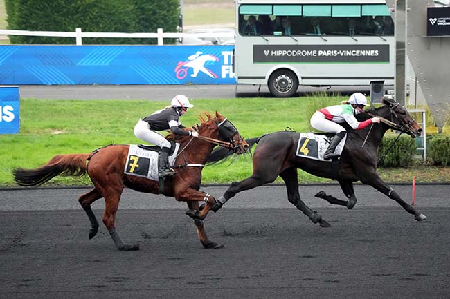 Photo d'arrivée de la course pmu PRIX DE PAVILLY à PARIS-VINCENNES le Samedi 27 décembre 2025