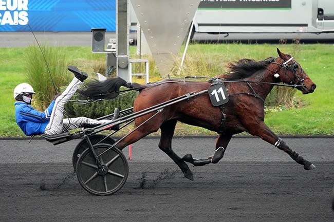Photo d'arrivée de la course pmu PRIX DE CHARLEVILLE à PARIS-VINCENNES le Samedi 27 décembre 2025
