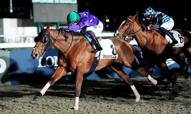 Photo d'arrivée de la course pmu PRIX DE L'ANCIENNE MAISON DU FERMIER à DEAUVILLE le Lundi 29 décembre 2025