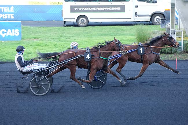 Photo d'arrivée de la course pmu PRIX DE MONTFORT à PARIS-VINCENNES le Mardi 30 décembre 2025