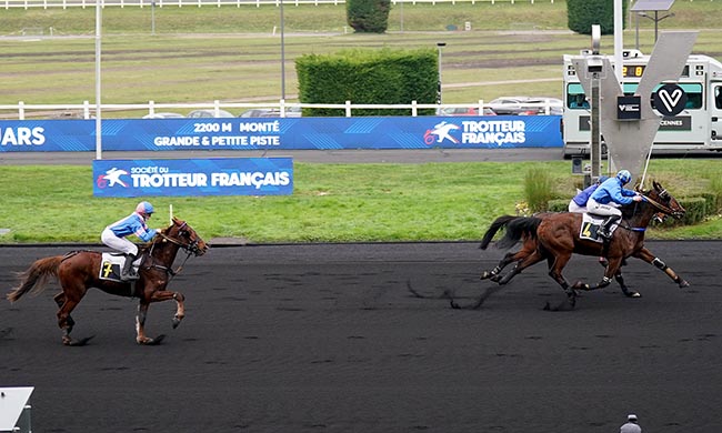 Photo d'arrivée de la course pmu PRIX DE THOUARS à PARIS-VINCENNES le Jeudi 1 janvier 2026
