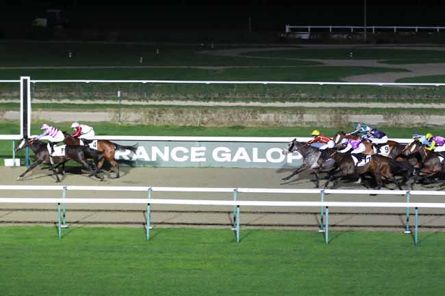 Photo d'arrivée de la course pmu PRIX DE LA SEULLINE à DEAUVILLE le Vendredi 2 janvier 2026