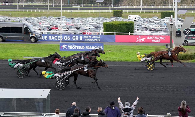 Arrivée quinté pmu PRIX DE BELGIQUE - AMERIQUE RACES Q6 à PARIS-VINCENNES