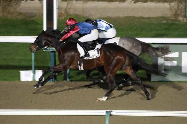 Photo d'arrivée de la course pmu PRIX EDGAR ROLFE à DEAUVILLE le Vendredi 16 janvier 2026