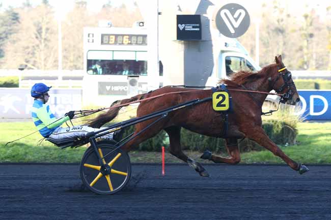 Photo d'arrivée de la course pmu PRIX D'ARGENCES à PARIS-VINCENNES le Lundi 19 janvier 2026
