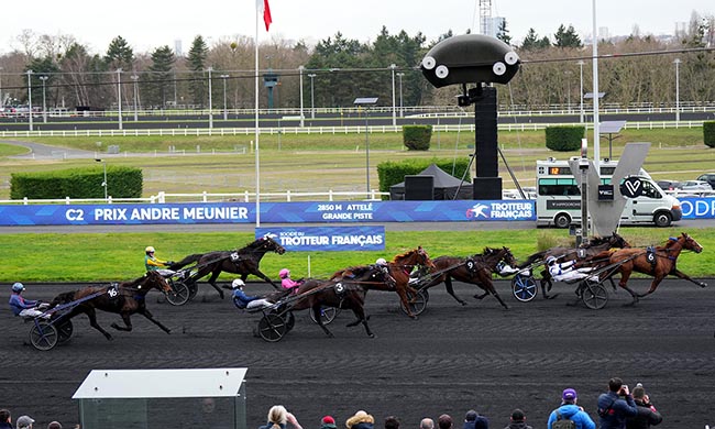 Photo d'arrivée de la course pmu PRIX ANDRE MEUNIER à PARIS-VINCENNES le Jeudi 22 janvier 2026