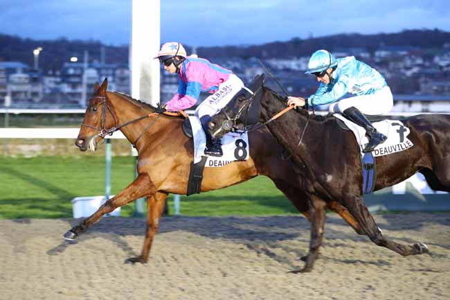 Photo d'arrivée de la course pmu PRIX DE VEULES-LES-ROSES à DEAUVILLE le Jeudi 22 janvier 2026