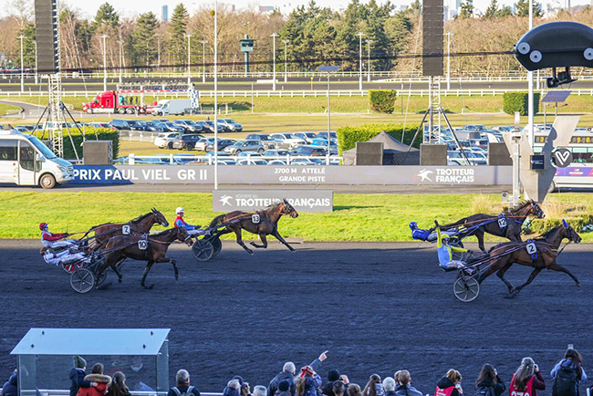 Photo d'arrivée de la course pmu PRIX PAUL VIEL à PARIS-VINCENNES le Samedi 24 janvier 2026
