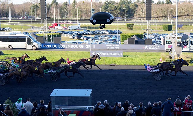 Photo d'arrivée de la course pmu PRIX DU LUXEMBOURG à PARIS-VINCENNES le Samedi 24 janvier 2026