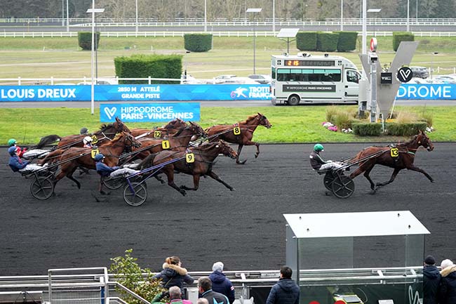 Arrivée quinté pmu PRIX ANDRE-LOUIS DREUX à PARIS-VINCENNES