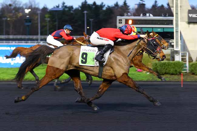 Photo d'arrivée de la course pmu PRIX DE RAMATUELLE (PRIX DOMINIQUE SAVARY) à PARIS-VINCENNES le Vendredi 6 février 2026