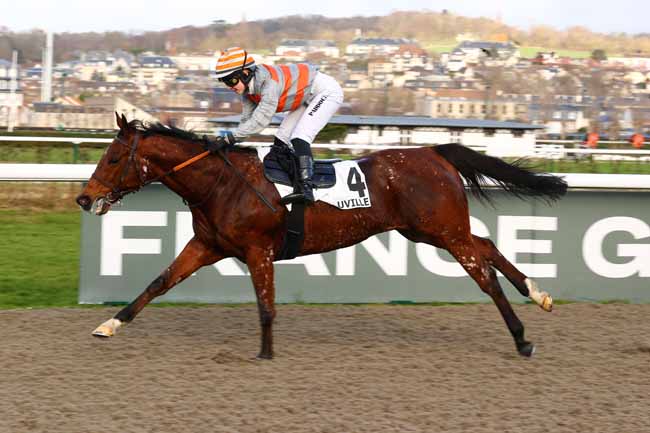 Photo d'arrivée de la course pmu PRIX DES COTTAGES à DEAUVILLE le Samedi 7 février 2026